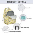 thumbnail image 4 of Lemon Backpack for School,Cute School Bag,Schoolbag with Adjustable Shoulder Straps & Padded Back,13.4"x11"x4.7", 4 of 6