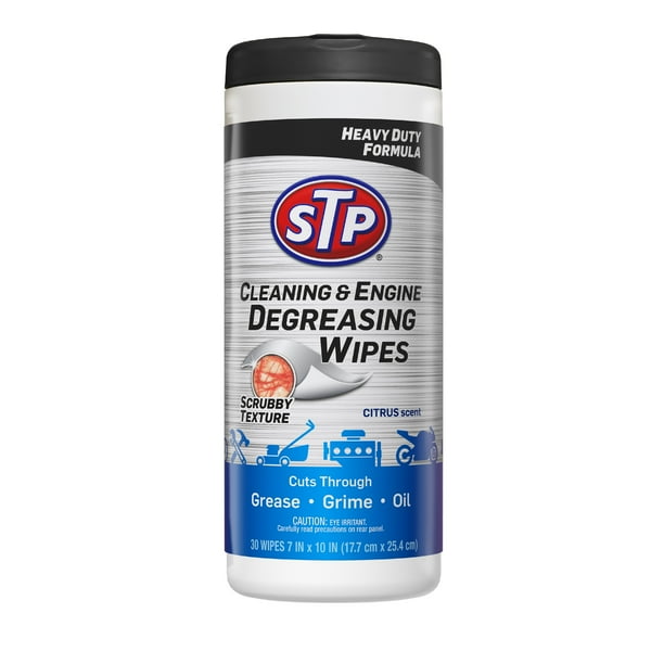 STP® Cleaning & Engine Degreasing Wipes, Citrus Scent (30 count