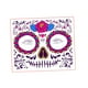 thumbnail image 5 of Pegatinas temporales para la cara de Halloween con diseño floral, accesorio para disfraces de fiesta o Estilo D, 5 of 8