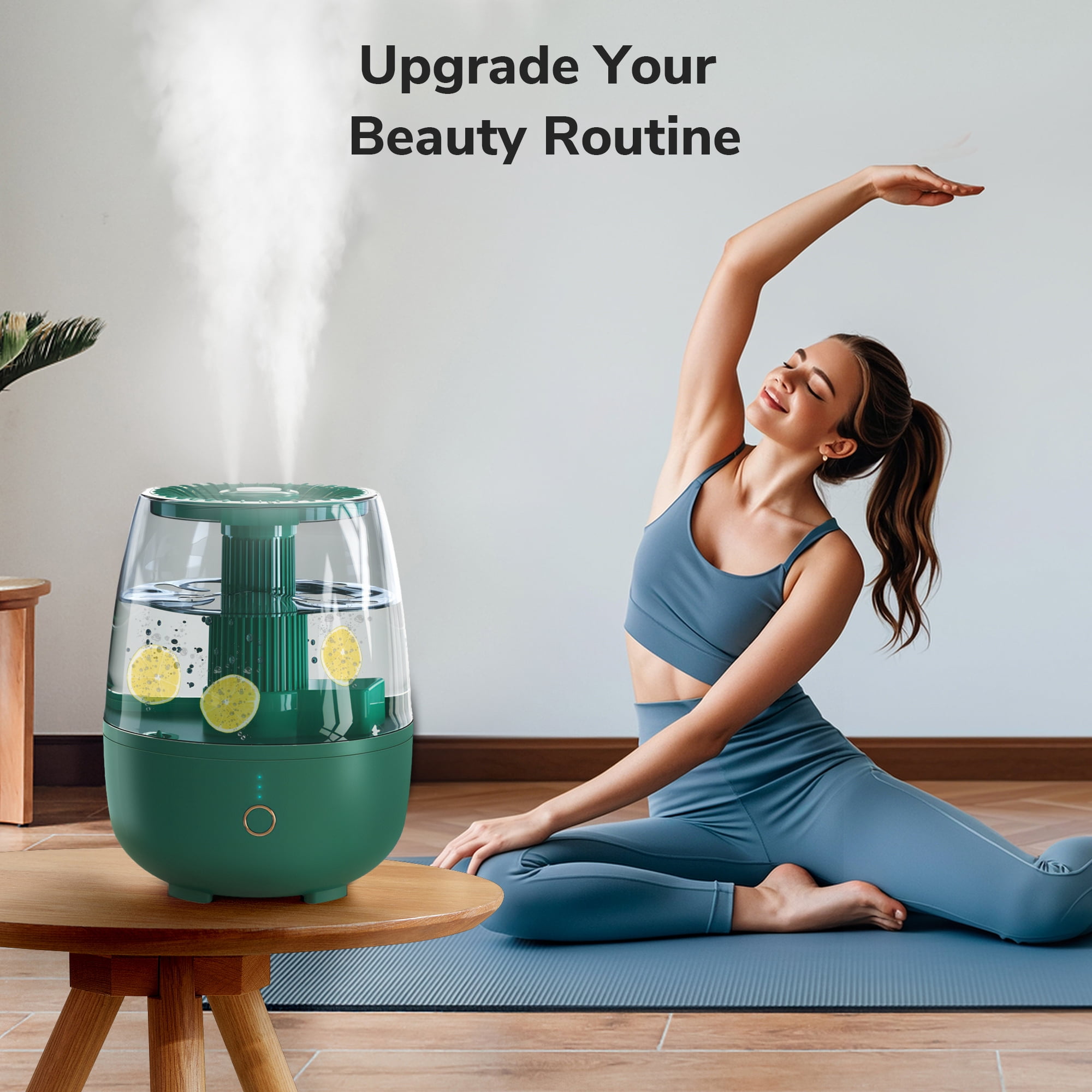 RAPOBRIX 6.8L Cool Mist Humidifier for Bedroom - 32-Hour Runtime