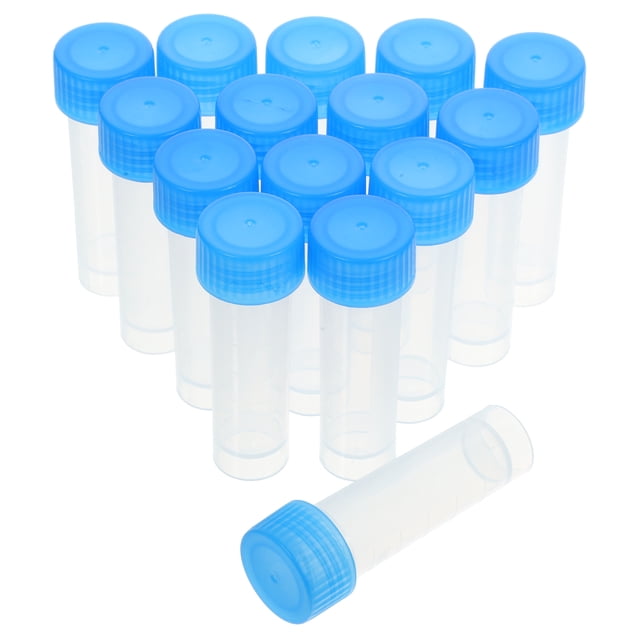Tubos de muestra de plástico 40 unids Tubos de congelación Tubos crioviales Tubos de experimentación