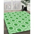 thumbnail image 2 of Ahgly Company Indoor Round Patterned Mint Green Area Rugs, 5' Round, 2 of 6