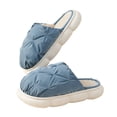 thumbnail image 1 of Pantoufles pour Hommes Chaussons d'Intérieur et d'Extérieur Chauds d'Hiver, 1 of 5