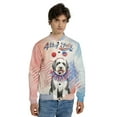 thumbnail image 4 of 4th of July Old English Sheepdog Celebrates Independence Day All Over Print 3D Baseball Jacket Dog Lover Bomber Jacket Softball - 12010, 4 of 6
