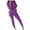 37-Lounge Sets-Purple, variant on SELONE Sweater Sets Women 2 Piece Plus Size Long Sleeve Sweater Pullovers Long Lounge Trousers Off Shoulder Neck Lounge Curvy Taper Leg Casual Sets Solid Gym Fall Wintern Clothes Sky Blue