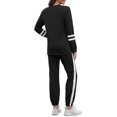 thumbnail image 4 of Conjuntos de sudaderas RUBZOOF para mujer, 2 piezas, color negro, talla M, 4 of 6