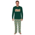 thumbnail image 3 of Matching Family Christmas Pajamas With Dog, Gingerbread House Pajama Set With Extended Sizes, 3 of 7