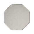 thumbnail image 1 of Furnish My Place Framed Rug - 10 ft., Octagon, Brown, Designer Accent Rug for Hallways, Living Rooms, Bedrooms, 1 of 12