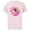 Soft Pink, variant on Disney and Pixar’s Toy Story 3 Hello Lotso Strawberry Circle - Short Sleeve Cotton T-Shirt for Adults - Customized-Red
