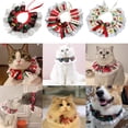 thumbnail image 3 of TQEHS Babero ajustable para mascotas con lazo navideño creativo para perros y gatos, 3 of 6
