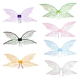 thumbnail image 1 of Alas de mariposa para niñas, alas de hadas para niños, alas de Ángel transparentes brillantes, disfraz de Cosplay, 1 of 2