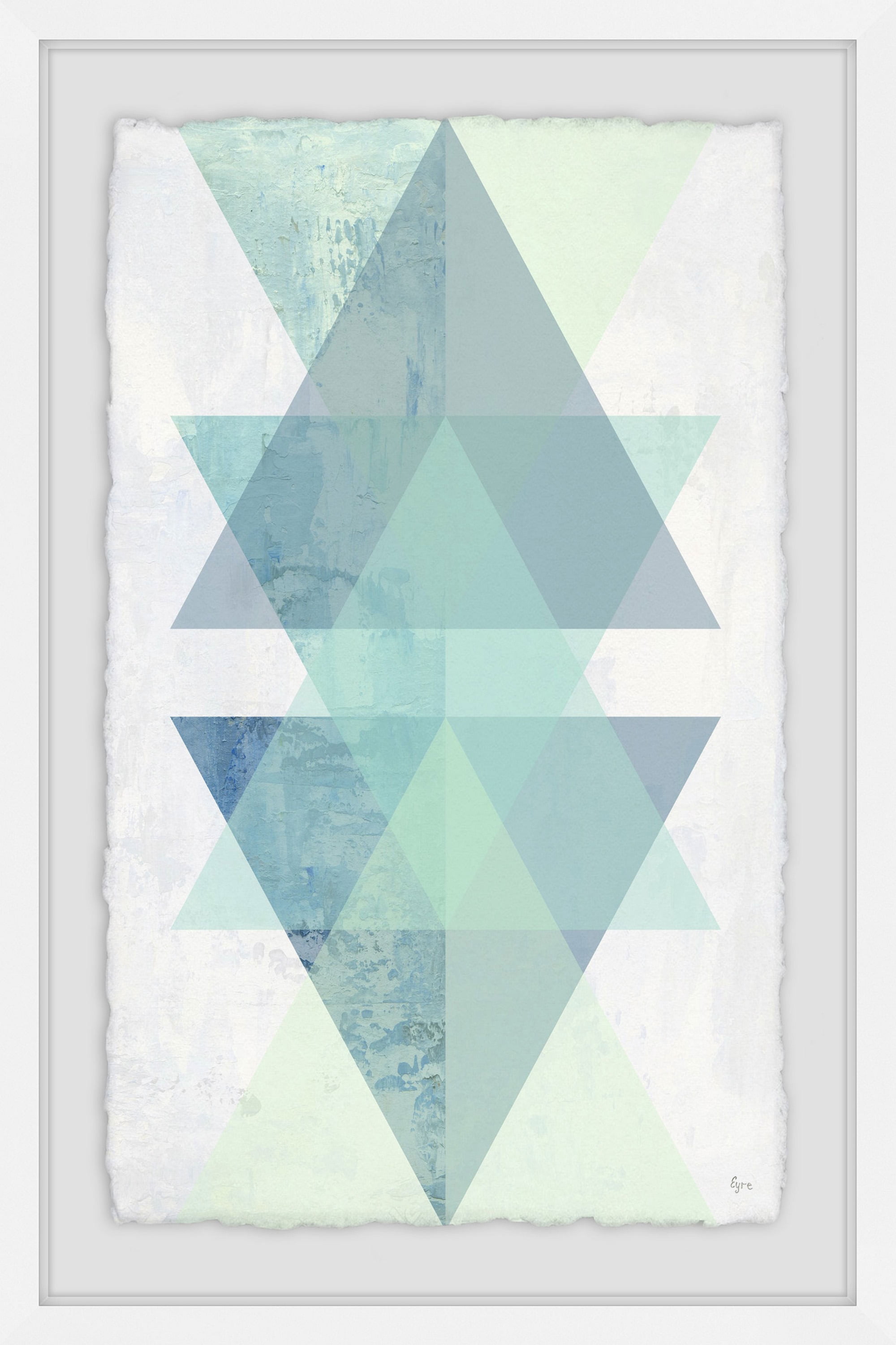 The Prism Framed Painting Art Print, 30.00" x 1.50"