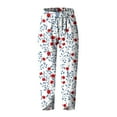 thumbnail image 4 of zanvin Pantalons en Lin pour Femmes, Mode Été Décontractée Poches Droites Imprimé Pantalons Cargo Femmes, 4 of 5