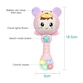 thumbnail image 5 of Homaful Baby Toys Rattles Shakers Teether Electronic Rattle Shaker with Light and Musical Baby Gift Set for Hand Development Early Educational Toys for 0 3 6 9 12 Months Girls Boys, 5 of 7