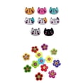 thumbnail image 1 of 200Pcs Gato Flor Botón De Scrapbook Craft DIY, 1 of 6