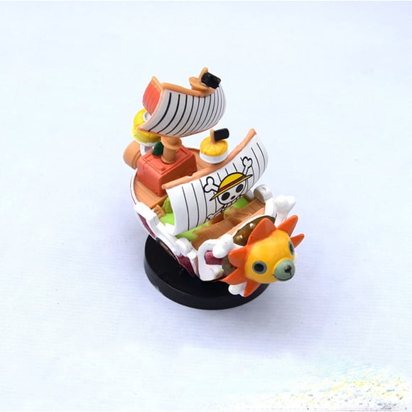 Figurine de Navire One Piece Anime 7 cm Modèle Luffy Jouet Super Mignon Mini Bateau Thousandunny Going Merry Modèle Assemblé Figurine d'Action