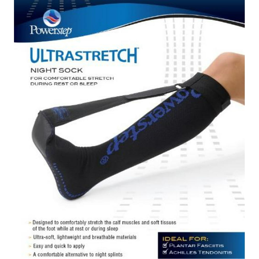 Powerstep Ultrastretch Night Sock for Plantar Fasciitis & Achilles