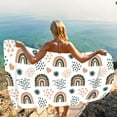 thumbnail image 4 of Tupukom Summer Beach Towels for Women 29.5"x59" Non-Slip Backing Anti-Sand Fast Drying Pool Towel for Yoga Picnics Swimming Pool & Summer Festivals, 4 of 7