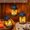 3 PCS, variant on syligr Antique Halloween Lantern with Cutout Design - 19th Century Style Oil Lamp , Flameless Battery Operated Vintage Decor for Porch Pathway, Gothic Victorian Haunted House Party Lighting