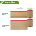 thumbnail image 4 of Unique Bargains Pre-Taped Masking Paper 1500x10cm / 49.21ftx3.94" 1 Pc Automotive Paint Masking Paper Brown Red, 4 of 7