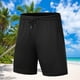 thumbnail image 5 of Pantalones de Cintura Elásticos para Hombre, Nuevo Estilo Corto de Cintura con Cordón de Color Sólido con Bolsillos para Uso Casual Y Al Aire Libre, 5 of 5