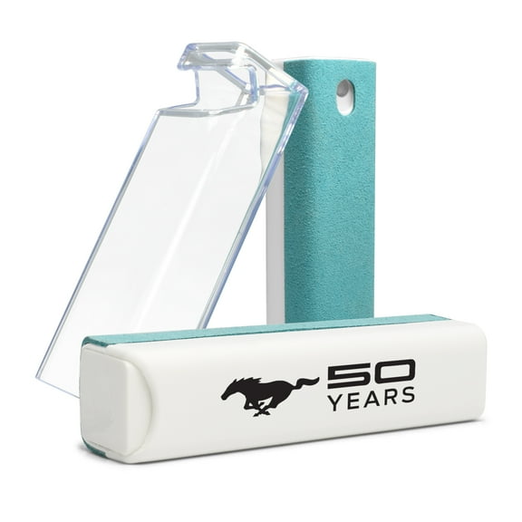 Mustang 50 Years Blue Microfiber Screen Cleaner for Car Navigation, Cell Phone