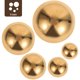 thumbnail image 3 of Milisten 5Ud Bolas Reflectantes De Jardín Decorativas En Inoxidable Dorado Con Superficie Lisa, 3 of 7