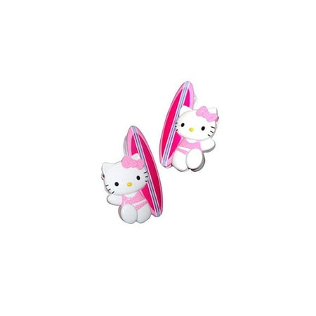 O2COOL Hello Kitty Boca Clips -Portable and Secure Towel Clips for Beach Chairs, Pool Loungers, Cruises, Patio Accessories – Keep Your Towel from Flying Away – Set of 2
