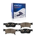 thumbnail image 5 of Detroit Axle - Brake Kit for 2019-2021 Subaru Ascent, 2020 Drilled and Slotted Disc Brake Rotors Ceramic Brakes Pads with Hardware Replacement : 13.12" inch Front and 13.03" inch Rear Rotor, 5 of 9