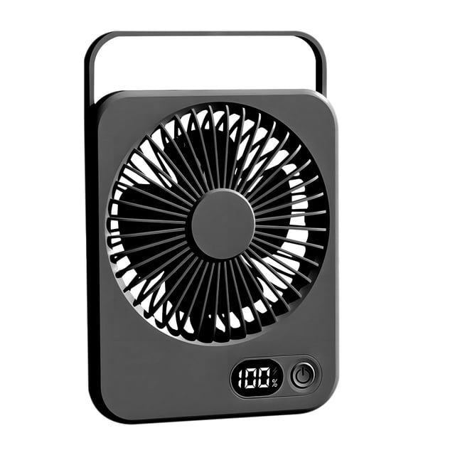 Ventilador Portátil Recargable Recargable Batería Larga Delgada Del Ventilador de Escritorio, Alta Potencia Del Viento, Silencioso Plegable de Mano Del Ventilador de Escritorio Portátil