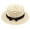 Beige, variant on Ladies Women's Summer Solid Hat Top Sun Visor Sun Straw Beach Hat
