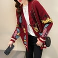 thumbnail image 4 of Women's Sweaters 2025 Fall Fashion Cardigan Sweater Lightweight Open Front Long Casual Outfits with Pockets, 4 of 5