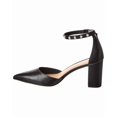 thumbnail image 2 of Stuart Weitzman Pearl Strap Block 75 Leather Pump, 8, Black, 2 of 5