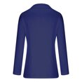 thumbnail image 5 of Lindreshi Blazer for Women 2023 Women Business Attire Solid Long Sleeve Suit Collar Slimming Cardigan Suit Coat Tops Jacket, 5 of 7