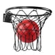 thumbnail image 1 of Aro de baloncesto resistente para montaje en pared con balón y bomba para dormitorio, puerta, interior y exterior. 45 cm, 1 of 9