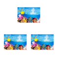 thumbnail image 1 of Youkk Beautiful PVC Aquarium Background Poster Vibrant Fish Tank Decoration Landscape 30x52cm 3Set, 1 of 6