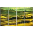 thumbnail image 2 of Green Rolling Hills on Misty Sunset - Oversized Landscape Wall Art Print, 2 of 3