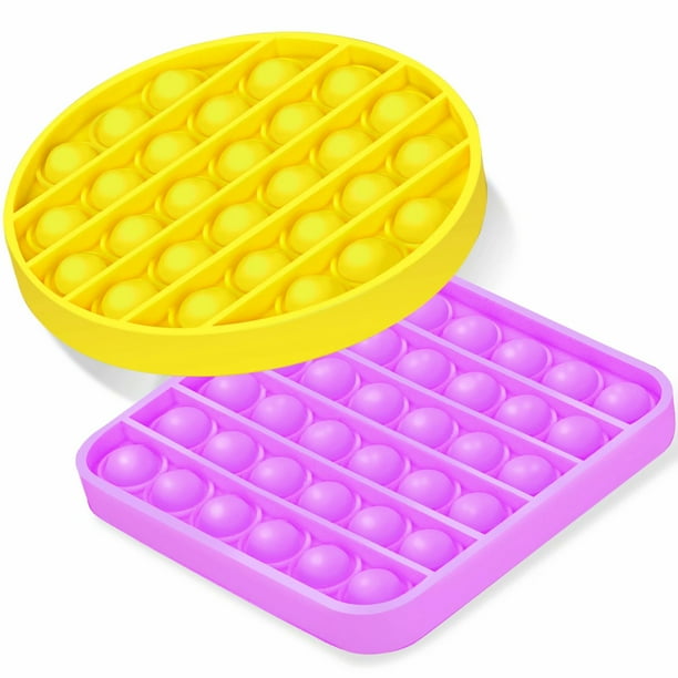 Seekfunning Bubble Pop Fidget Toys Set Silicone Squeeze Toy Fidgets for Kids - Walmart.com