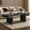 Antique Black, variant on 60-Inch Rustic Entryway Bench with 2-Tier Storage, Farmhouse Style Shoe Storage Cabinet, Distressed Solid Wood Veneer Console Table for Hallway, Living Room and Behind Sofa, Antique Natural