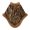 Brown 1, variant on Faux Fur Trim Animal Print Poncho Cape, Thick Warm Fleece Lined Wrap Shrug Coat for Women Fall Winter