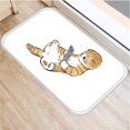 thumbnail image 1 of Alfombrilla con estampado de gato para cocina, felpudo moderno de dibujos animados para mesa de comedor, dormitorio, baño, entrada, decoración del hogar Fivean unisex, 1 of 2