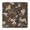 Camo Ela, variant on Retro Sunflower Graphic Elastic Tablecloth - Windproof Washable for Square Tables (Yellow)
