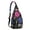 Black-68, variant on Hiking Shoulder Bag with Daisy Pattern, Adjustable Strap and Breathable Design for Tactical Use