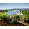 thumbnail image 3 of Palram - Canopia Balance 10' x 28' Polycarbonate/Aluminum Walk-In Greenhouse - Silver - with Roof Vents, 3 of 11