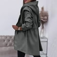 thumbnail image 7 of Pejock Womens Plus Size Military Jacket Lightweight Casual Anorak Coat with Hood, 7 of 7