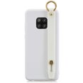 thumbnail image 1 of Étui pour Huawei P20 Pro, Tissu Peinture Strass Cadre TPU Doux Embossé Fin Multicolore Support Doux Sangle de Poignet Protection Complète Pare-Chocs, IBAOLE - Violet R-Blanc Huawei Mate20 Pro, 1 of 6