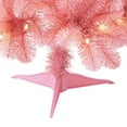 thumbnail image 2 of Holiday Time Cadman 4' Pre-Lit Regular Full Spruce Christmas Tree - Pink, 2 of 5