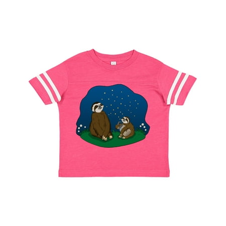 

Inktastic Summer Sloths With Fireflies Gift Toddler Boy or Toddler Girl T-Shirt