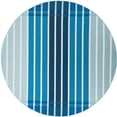 thumbnail image 2 of Unique Loom Outdoor Striped Collection Area Rug - Dash (7' 10" Round Blue/Navy Blue), 2 of 9