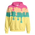 thumbnail image 4 of XAOFW Boys Hoodies Long Sleeve Knit Hooded Sweatshirt With Ice Print And Front Pocket Loose Fit Pullover Hoodies For Casual Daily Wear Versatile Tops 2-3 Years, 4 of 4